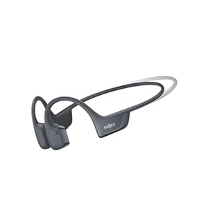 SHOKZ New OpenRun Pro 2 Mini -Open-Ear, Bone Conduction Sport Headphones -with Reflective Strip -Sweat Resistant, Workout Headphones -Secure, Wireless, Comfortable Fit-Deep Bass and Smart Mic App