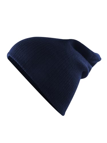 Century Star Unisex Kids Knit Cute Cuff Baggy Hip-hop Slouchy Hat Warm Children Beanie Boys Girls Navy