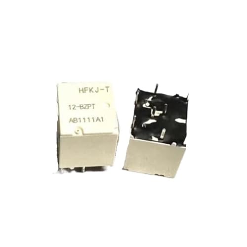 Relais de voiture HFKJ-T-12-BZPT 10 broches pour circuit électrique auto - Lot de 5 pièces