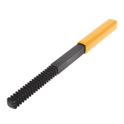 Jadeshay Lima de Rosca, Mano Lima Restauradora de Roscas 0,75 mm - 3,0 mm Herramienta de Reparación de Roscas Lima de Roscas de Acero para Espárragos Pernos y Tornillos con Mango Desmontable