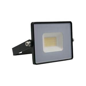 LED-spot Flood Light, LED-spot voor buiten, IP65, 20 W, 1620 lumen, slim 121 x 114 x 26 mm (zwart, koudwit 6500 K)
