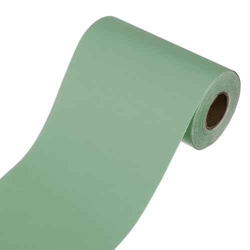 sourcing map Borde de papel pintado, bordes de papel tapiz para despegar y pegar, 3.9 x 393 pulgadas, cinta autoadhesiva para marco de espejo para decoración de cocinas, dormitorios y baños, color