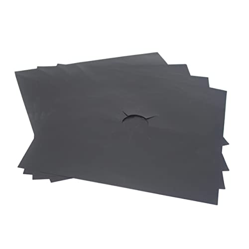 EXCEART 12 Piezas Protector de Cocina Gas de Protección Superficie de Funda Cocinas de Gas Hogar y Restaurantes Negro