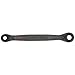 Klein Tools 68216 4-in-1 Reversible Ratcheting Box Wrench Set, Quad Wrench, SAE, 2-Piece, 1/4 to 3/4-Inch, Forged Steel, 90-Tooth