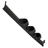 Srggscd Black Triple Gauge 52mm Pillar ABS Plastic for Honda CRX Base 1989-1991 & HF/Si 1988-1991|Honda Civic Base/DX/LX/RT 4WD 1988-1991 & EX 1990-1991 & Si 1989-1991 & Wagovan 1988-1989