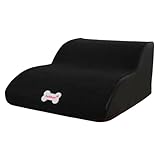 【Anti Slip Bottom】: Le bas de la rampe de chat est conçu avec un anti-glissement pour empêcher tout mouvement ou glissement, assurant vos animaux de compagnie lorsque vous montez ou vers le bas