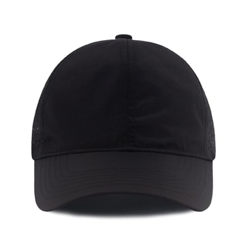 Image of Quick Dry Fit Baseball Cap - Water Repellent Sun Hat for Fishing, Running, Hiking, Golf, Surfing, Sailing, Boating