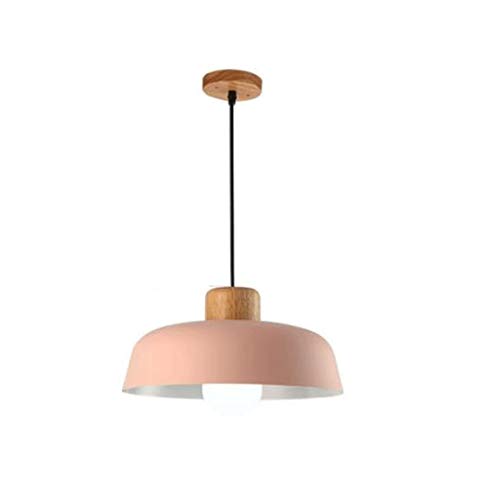 Lustre LED pour salle à manger et chambre de petit appartement rose