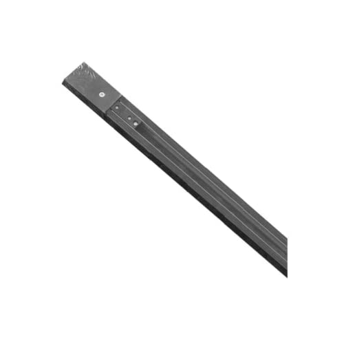 TECNOLUX EURO Foco carril bifasico aluminio color negro 100mm de largo
