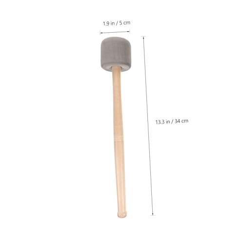 2 piezas de baquetas para batería con mango de madera para práctica y enseñanza miniatura 2