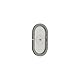 WUK 315-0100/36 Durchsprecher für 4-6 mm Glasstärke, 170 x 295 mm, Kunststoff hellgrau,