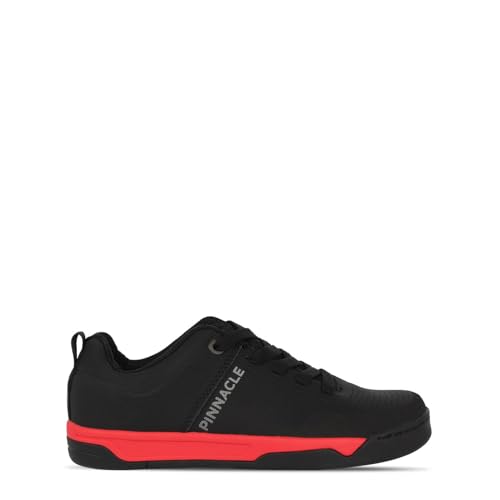 Pinnacle Kids Cedar Flat Junior Cycling Shoes Black/Red 4