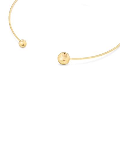 Calvin Klein Offenes Halsband für Damen Kollektion SCULPTURAL BUBBLES in Gelbgold - 35000785