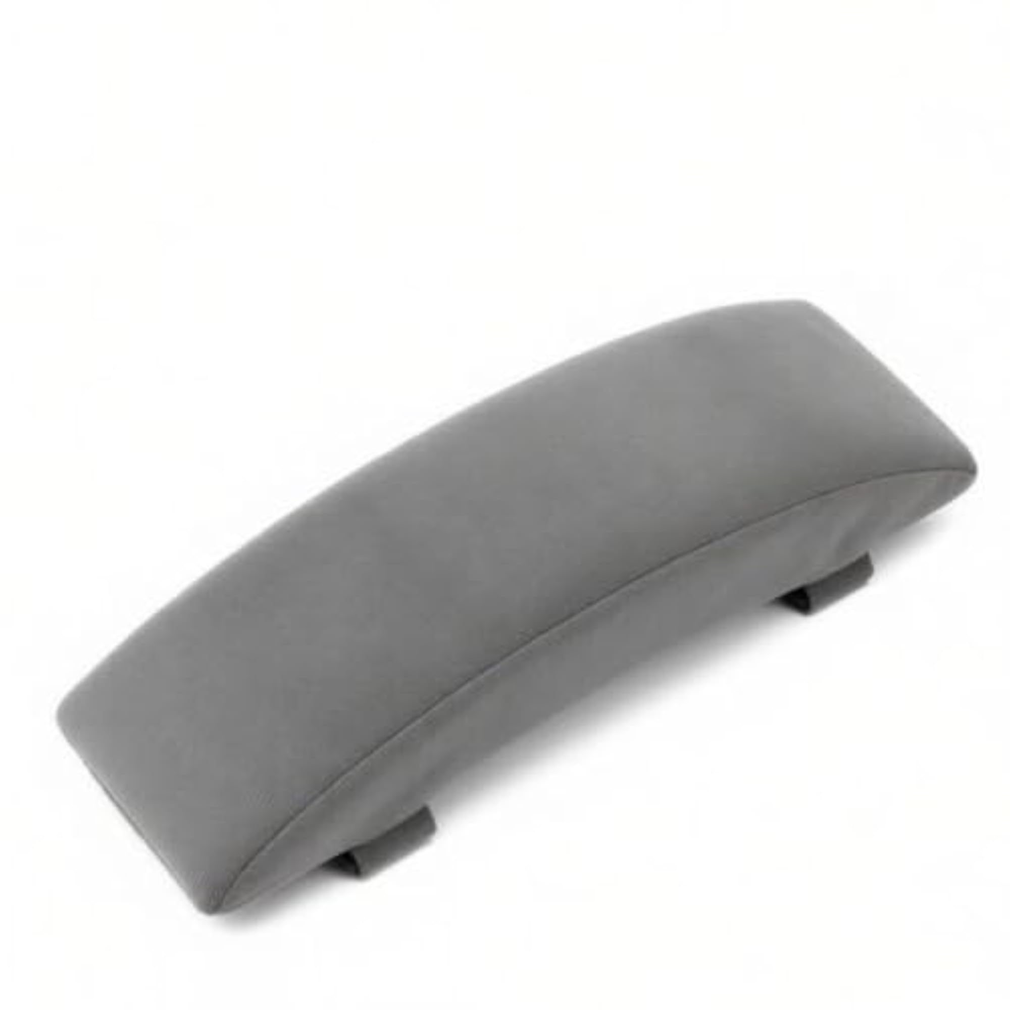 Curved Armrest Cushion with Clips, Gray