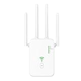 ✅ Signal Fort et Stable avec Répéteur WiFi Puissant : Équipé de 4 antennes puissantes, ce répéteur Wi-Fi puissant offre une connexion fiable et rapide. Ce amplificateur WiFi 300 Mbps et le réseau 2,4 GHz conviennent pour la transmission sur des distances moyennes et longues, et permettent une navigation simple et fluide dans toute la maison.