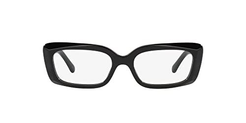 Vogue Eyewear Women's Hailey Bieber Collection Vo5441 Rectangular Prescription Eyewear Frames, Black/Demo Lens, 50 Mm #TOP24