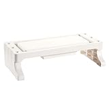 Computer Monitor Stand Riser with Storage Drawer Phone Holder Desktop Shelf Rack