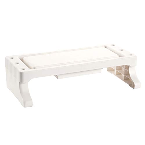 Computer Monitor Stand Riser with Storage Drawer Phone Holder Desktop Shelf Rack