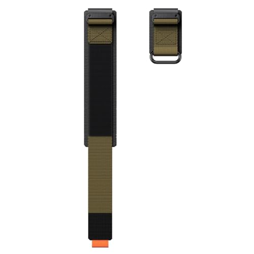 Sangle montre nylon 26 mm contre les irritations compatible Fenix 7X et 6X noir - 2