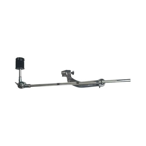 Bras de montage pour cymbales de batterie robuste avec extension à angles lisses