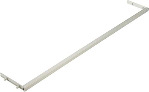  Elletipi - Traversa Base in Alluminio anodizzato per Pensile Cucina Lunghezza 56,3 cm profondità 30 cm - TRS56 Bridge