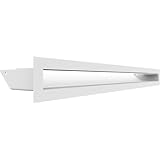 Lüftungsgitter LUFT 6x60 weiß Slim