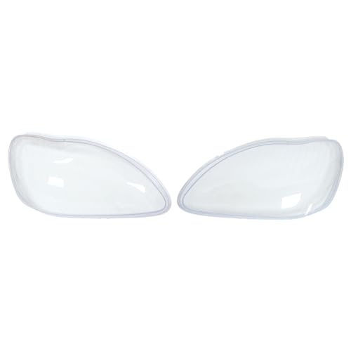NewYall Left and Right Clear Headlight Lens Shell Cover for Mercedes S-Class W220 1998-2006