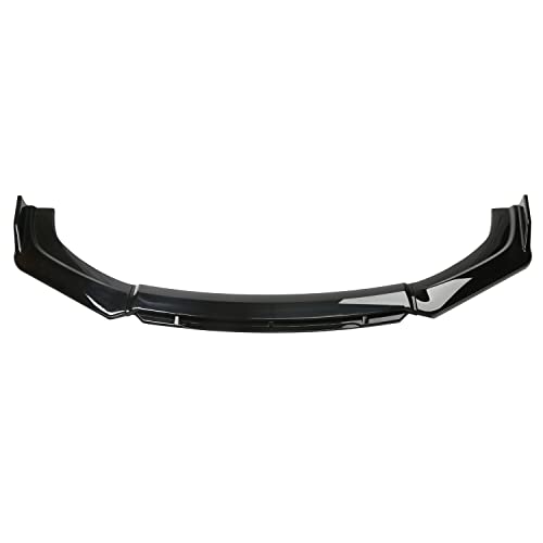 Image of Body Styling-Body Kit Rear /Front 3PC 4PC Splitters & Spoilers Various Type of Fin Diffusers and 2PC Big Small Sides ABS Mirror Covers & Wheel Arches Car Accessories (4PC Black Splitter)