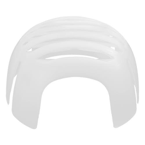 Casco de seguridad blanco ABS ligero con salida para cabello largo 1