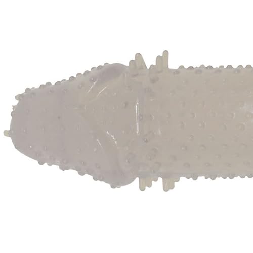 Capa Peniana Em Silicone Flexível 13cm x 4cm Transparente Bryan