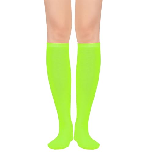 Image of Century Star Knee High Socks for Women Long Tube Socks with Stripes