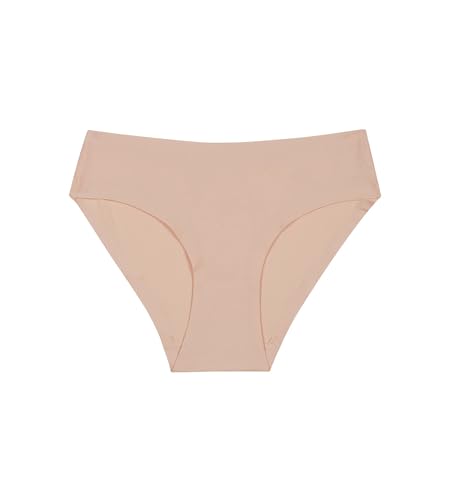 DIM Culotte Fille Invisible sans Couture x1, Nude, 10 ans