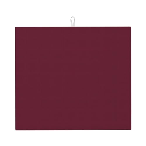 PanaRL Impresión Vino Tinto, Tapetes para secar Platos, tapete Absorbente para escurridor de Platos, tapete para Fregadero, Almohadilla de Secado, 41X46 cm