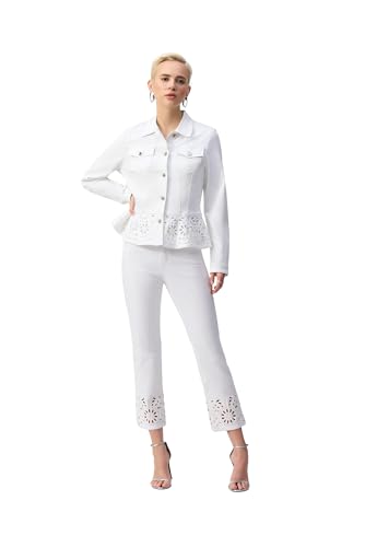 Women's Stretch Denim Peplum Jacket