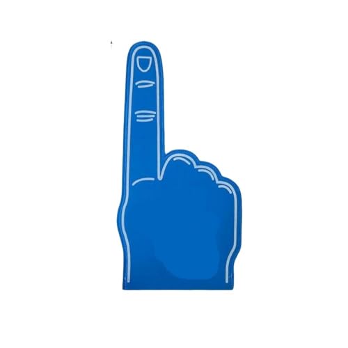 Foam Finger, Accessoires de Pom-Pom Girl à Grands Doigts, Main, événement Sportif, fête de Paume ,Sports Events(Blue)