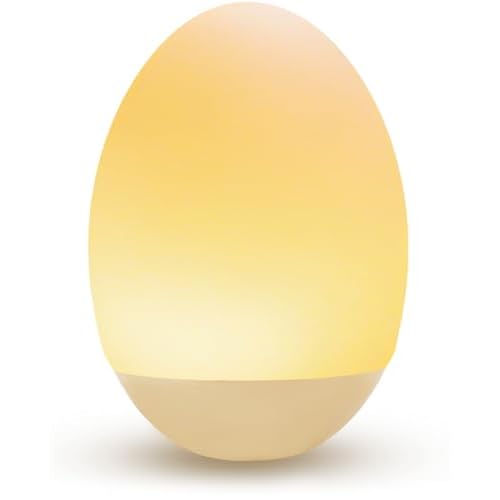 Silicone Egg Light for Nursery with 256 RGB Color,Dimmable Night Light for Kids,Brightness Memory Baby Night Light,Soft BPA Free Table&Bedside Lamp for Toddler,Tumbler Toy,Eye Caring