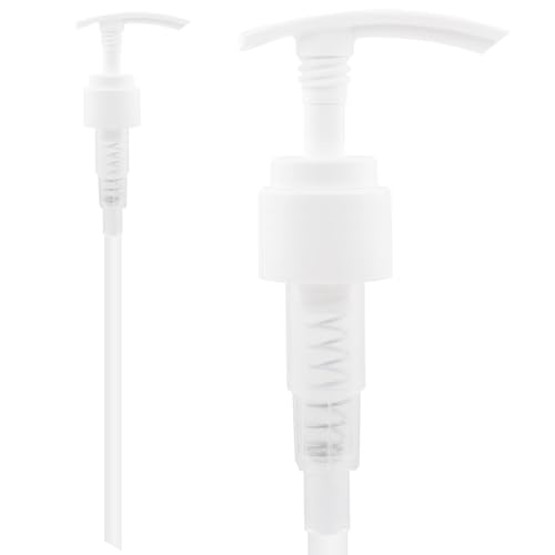 STEELY SPORTS Konzentrat Dosierpumpe Komfort 1 Liter Flasche (1 Stk.) Dosierspender für 500ml - 1000ml Flaschen - 28mm Gewinde - Lebensmittelecht z.B. für Getränke-Konzentrate, sirup