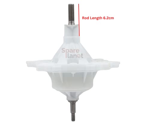 Image of spareplanet Gearbox Short Shaft Compatible with Whirlpool Semi Automatic Washing Machine (Match & Buy)
