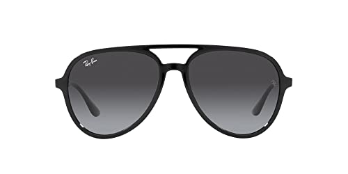Ray-Ban Óculos de sol Aviador Rb4376, Preto/cinza dégradé, 57 mm