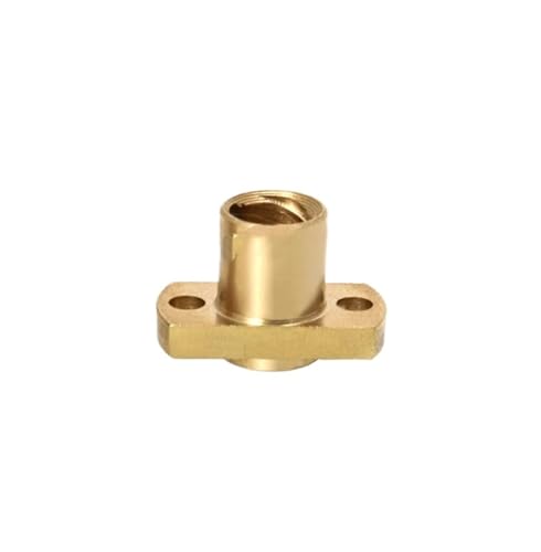 Metal Ball Screw nut 2Pcs 3 Brass T8 Nut Trapezoidal Screw, 2mm/4mm/8mm Lead Pitch 2mm Screw Nut(Lead 4mm)