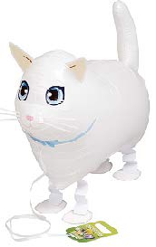 Amazon | お散歩バルーン 猫ちゃん3体セット ヘリウムガスなし | 風船