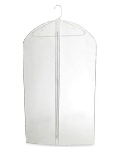 Prolinemax 24" x 40" Clear Vinyl Suit Bag Garment Bags with Zipper for Travel2