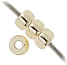 Miyuki Seed Bead 15/0 APX.22g - Lt. Gold Silver Lined Japanese Glass Seed Beads