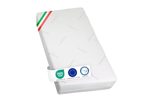 GHIOCUSCINI | Baby Materasso Lettino Certificato EN16890:2017 + A1:2021, 60 x 120 Alto 11...
