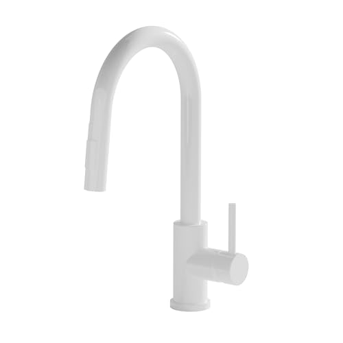 TRE Home - Grifos de cocina con rociador extraíble, grifo de fregadero de cocina, grifos de caravana, grifo de fregadero de utilidad con rociador, grifo de fregadero de lavandería, solo grifo de