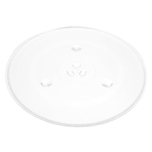 Cabilock Bandeja De Vidrio Placa Giratoria Microonda Para Cocinando Tocadiscos Plano Reemplazo Bandeja Giratoria De Vidrio Plato Giratorio Transparente