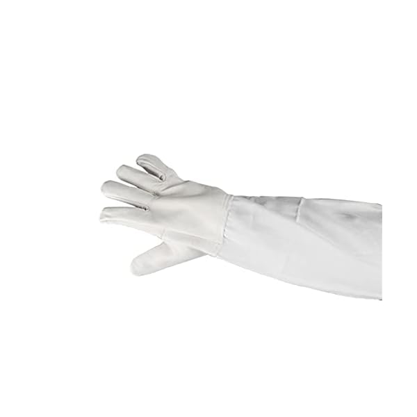 YZLP Imkerhandschuhe Imkerhandschuhe Kleidung atmungsaktiv Anti Bienenstich Segeltuch Schutzausrüstung Waren für Imker… – Bild 5