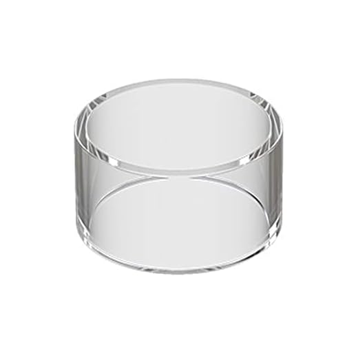 Replacement Glass Tube for Geekvape Cerberus Super mesh 2ml Vape Tank Aegis Mini Cerberus - by Vaporly UK - No Nicotine (Cerberus SuperMesh Straight)