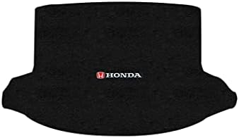 Lloyd Mats Heavy Duty Carpeted Floor Mats for Honda CRV 2017-On Cargo (Cargo in Lower Position No Subwoofer) (Black, Silver and Red H and Honda Word)