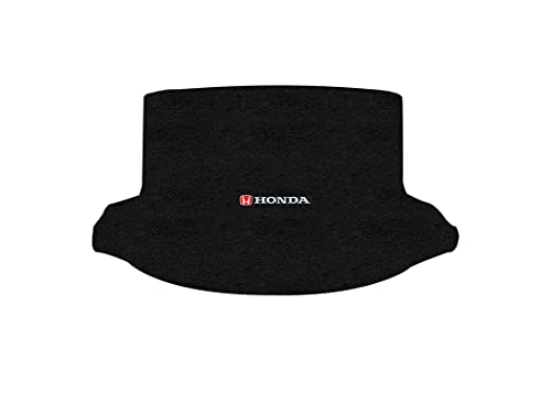 Lloyd Mats Heavy Duty Carpeted Floor Mats For Honda Crv 2017-On Cargo (Cargo In Lower Position No Subwoofer) (Black, Silver And Red H And Honda Word) #TOP3